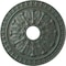 Ekena Millwork Warsaw Ceiling Medallion (Canopies up to 3 1/2"), 18"OD x 3 1/2"ID x 1 3/8"P, Cloud Burst Crackle CM18WACBC - alternate 1